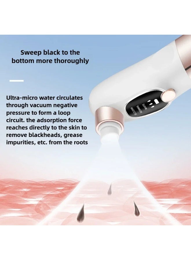 جهاز شفط كهربائي لإزالة الرؤوس السوداء وتنظيف المسام، جهاز شفط للوجه يعمل بدورة مياه فقاعية صغيرة لإزالة حب الشباب والبثور والرؤوس السوداء، أداة تجميل لتنظيف المسام بعمق - Image 4